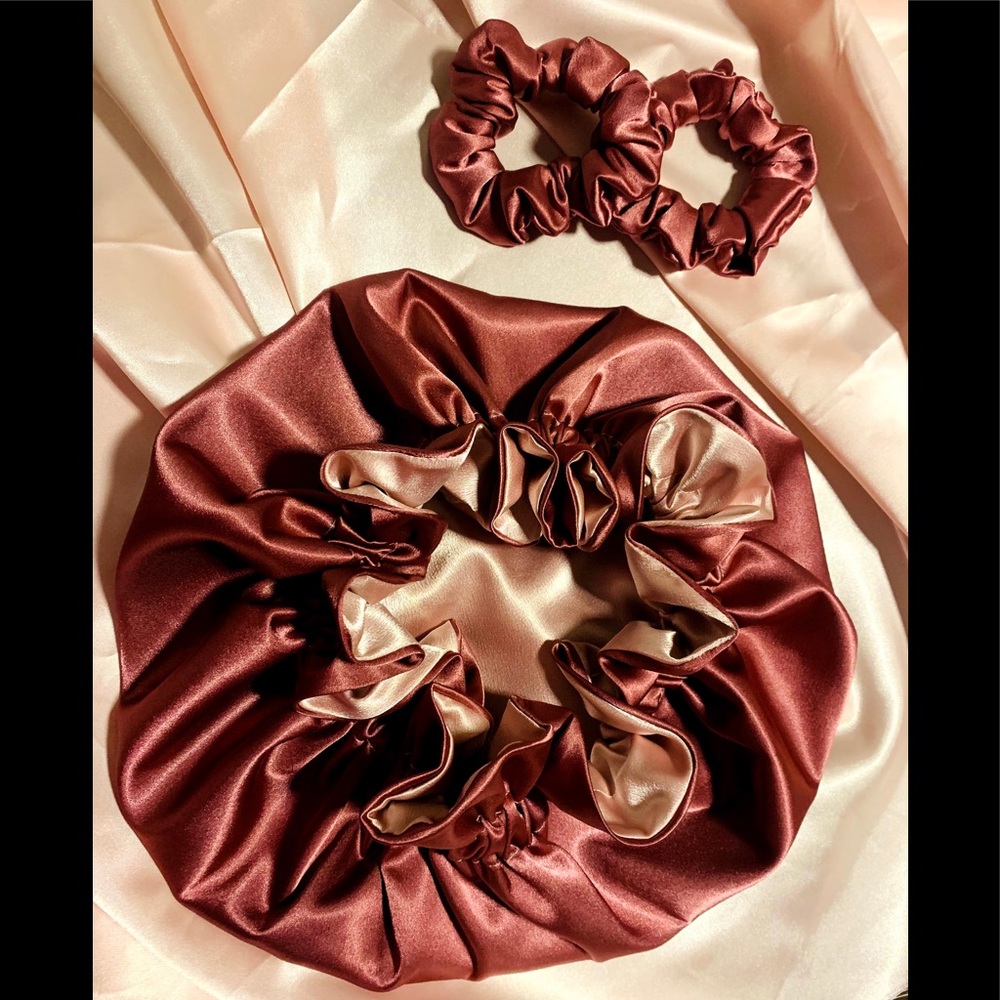 Satin Bonnet & Scrunchie